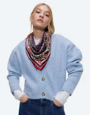 Geometric print Scarf